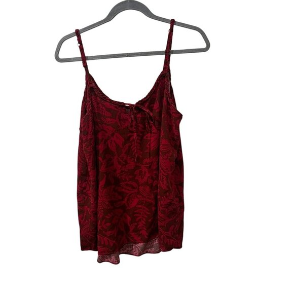 Torrid Womens Red & Pink Floral Print Adjustable Strap Camisole Top Size 2 - Picture 6 of 6